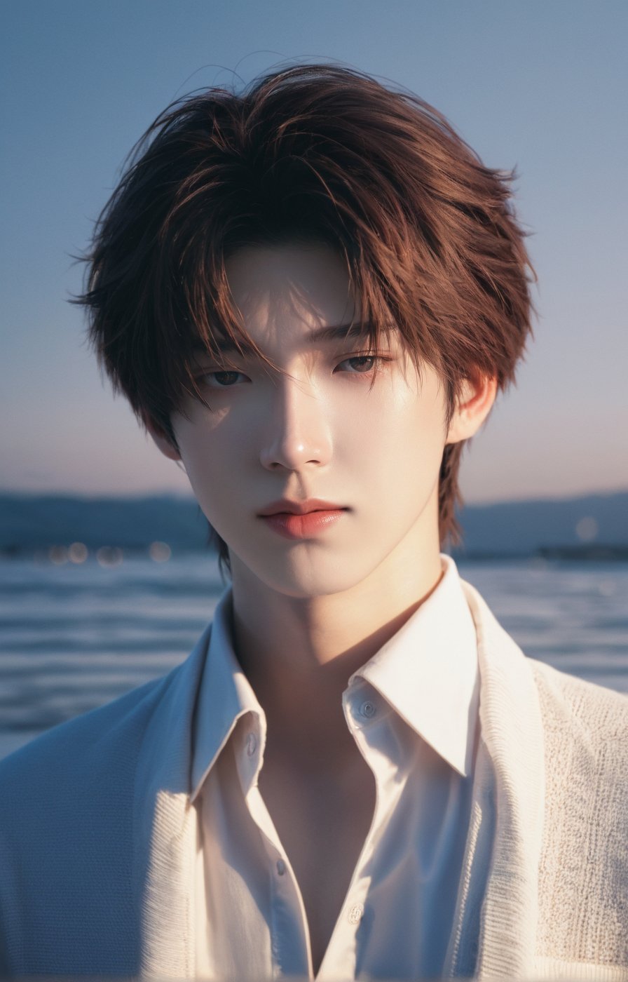 1boy,  semi-realistic style,  bishounen aesthetic by 𓆩 𝓩𝖊𝖗𝖊𝖙𝖍𝖟 𓆪 on Tensor.Art