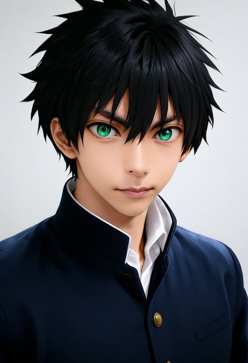 ikemen,  cospaly of oreki houtarou,  realistic by SF on Tensor.Art