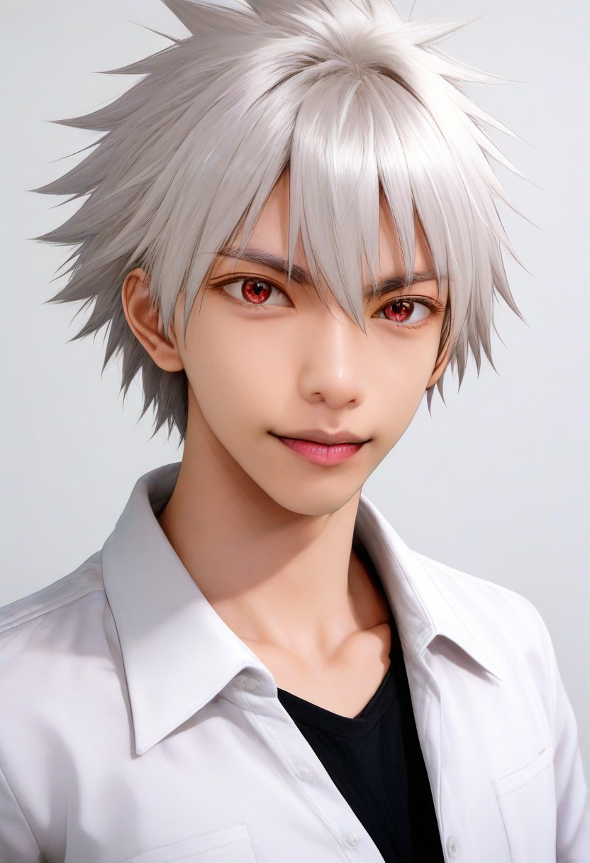 ikemen,  cospaly of nagisa kaworu,  realistic by SF on Tensor.Art