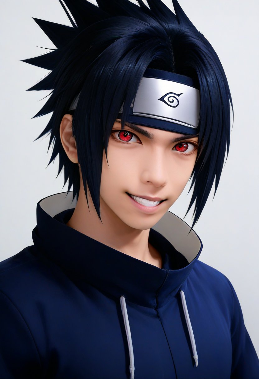 ikemen,  cospaly of uchiha sasuke,  realistic by SF on Tensor.Art