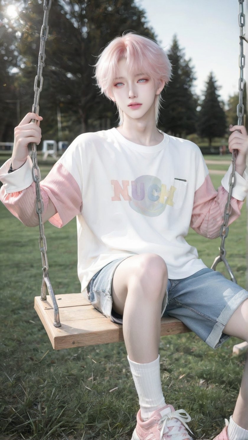 1male,  solo,  ((cute single man)) by nearme on Tensor.Art
