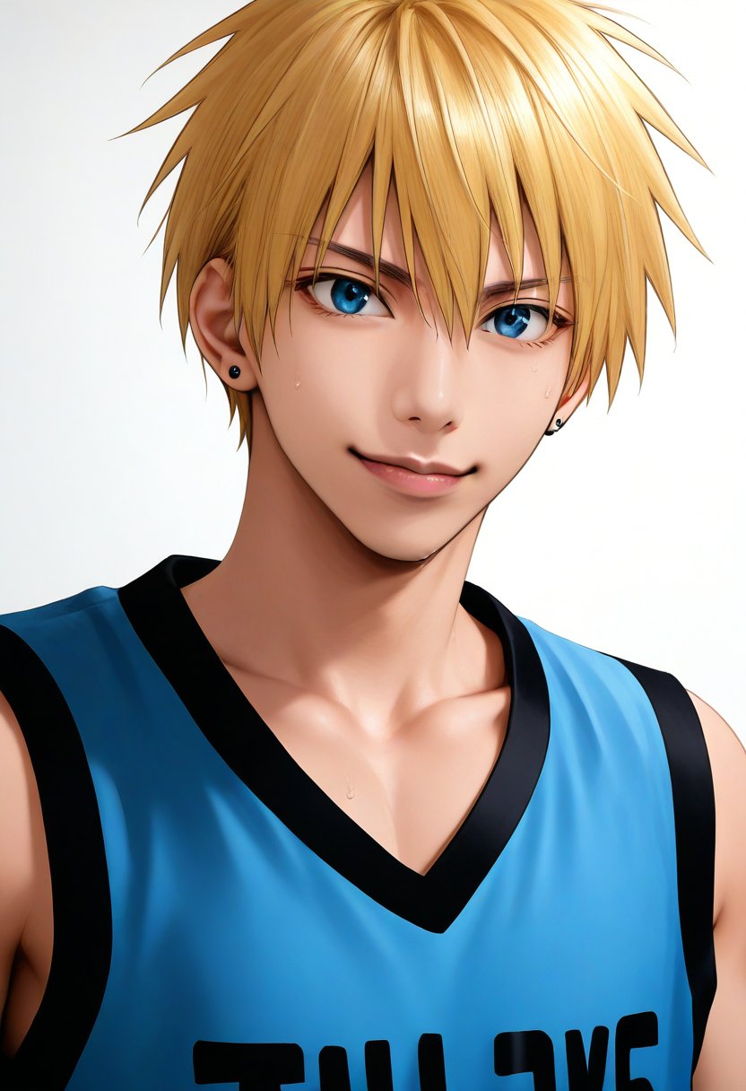 ikemen,  cospaly of kise ryouta,  realistic by SF on Tensor.Art