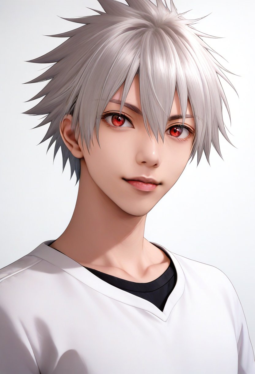ikemen,  cospaly of nagisa kaworu,  realistic by SF on Tensor.Art