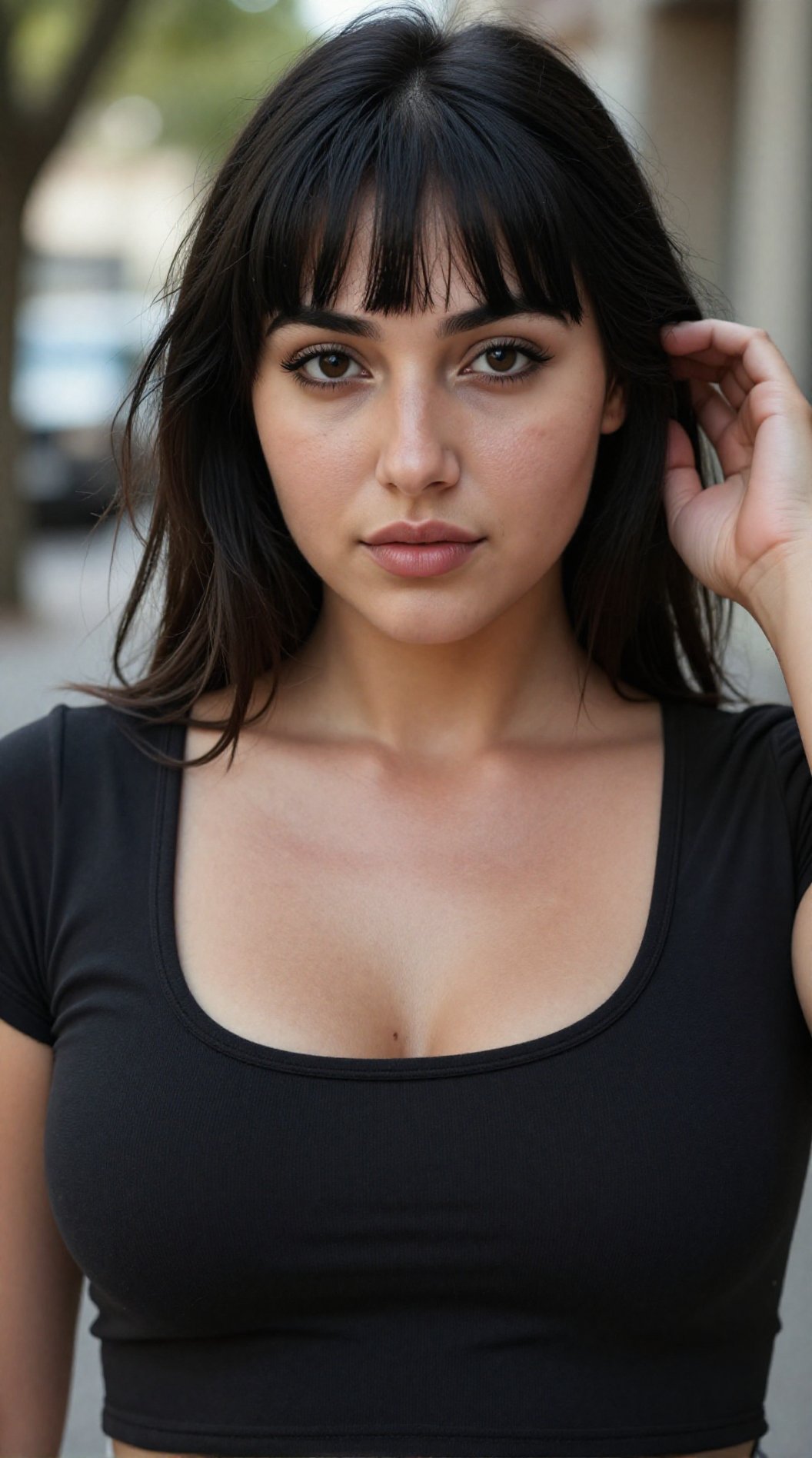 woman,  beautiful face,  [medium saggy breasts] by ImaginAItion on Tensor.Art
