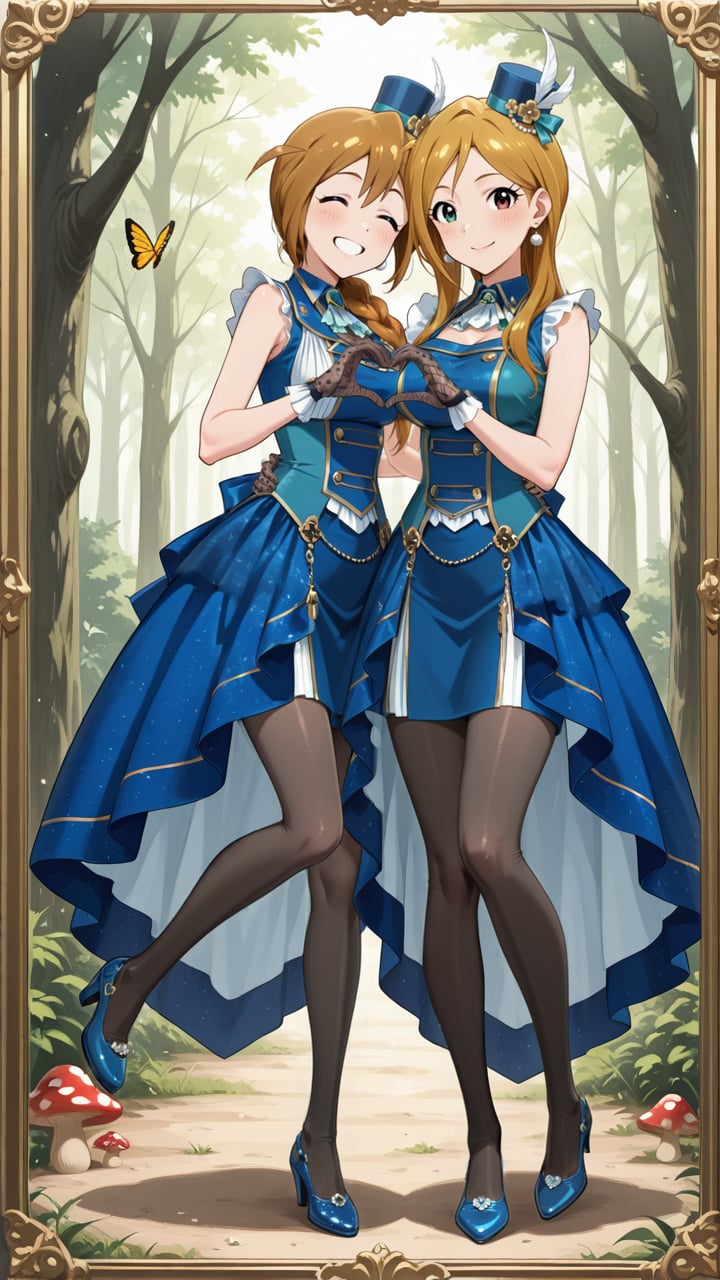 lazypos,  2girl,  baba konomi by konomi_p on Tensor.Art