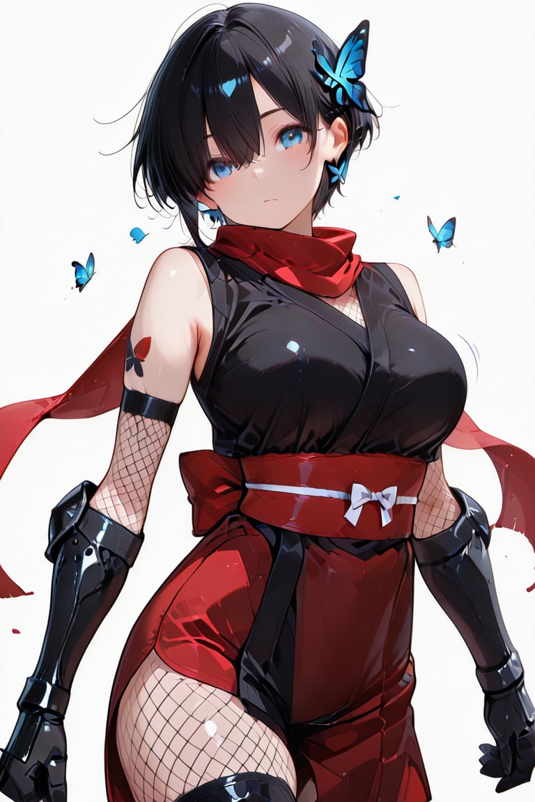 buruma Ninja (Beautiful breasts,  tattoos on clothing) Ninja costume & buruma ,  super short hair by らび@kiyoka_succubus on...