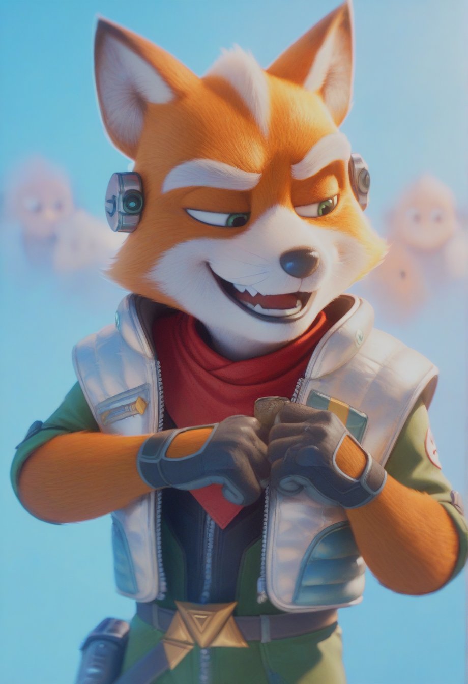 foxmgm,  solo,  smile by cs12345 on Tensor.Art