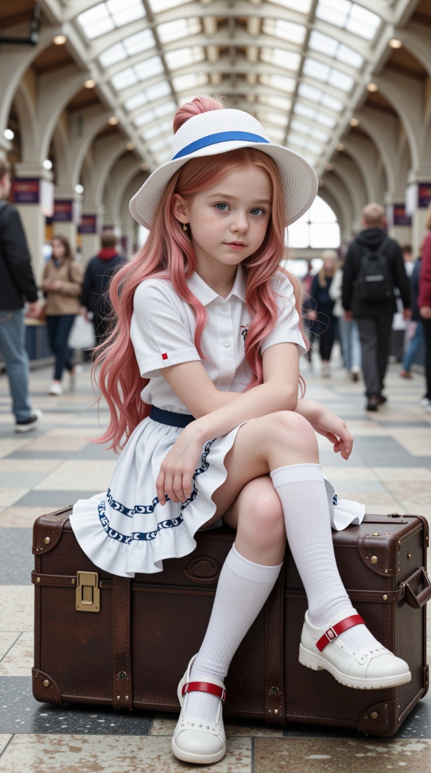 A full length photograph of a 10 year old girl,  masterpiece,  best quality by Cocoon on Tensor.Art