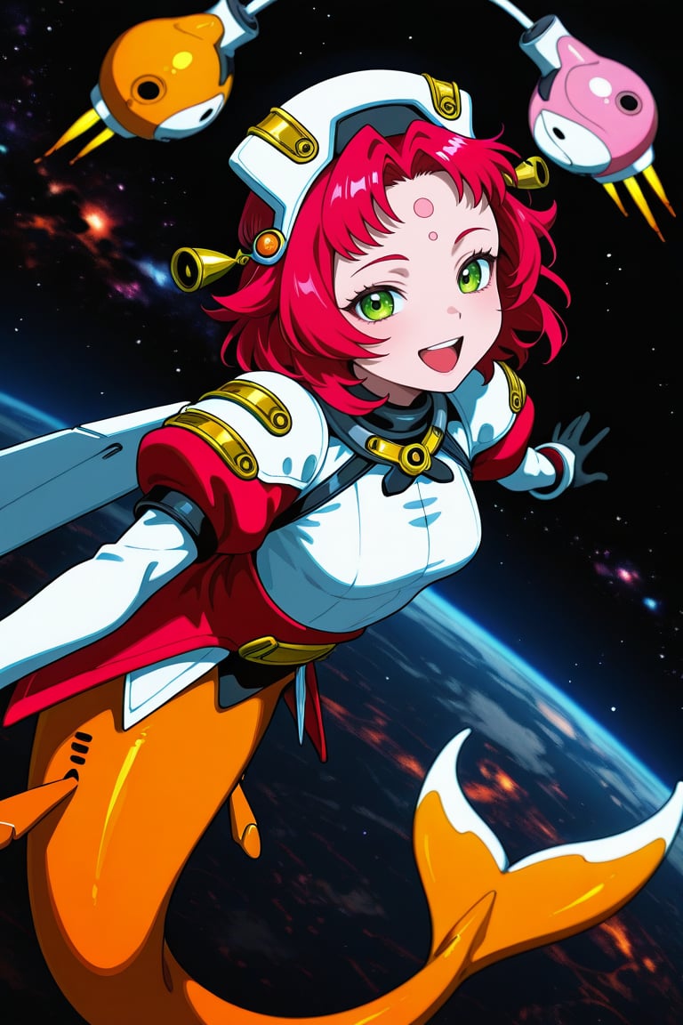 chao_lihua,  red hair,  open mouth by だれとく紳士 on Tensor.Art