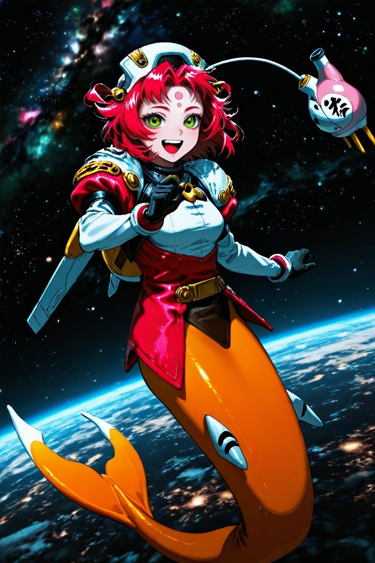 chao_lihua,  red hair,  open mouth by だれとく紳士 on Tensor.Art