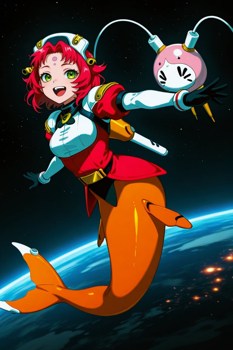 chao_lihua,  red hair,  open mouth by だれとく紳士 on Tensor.Art