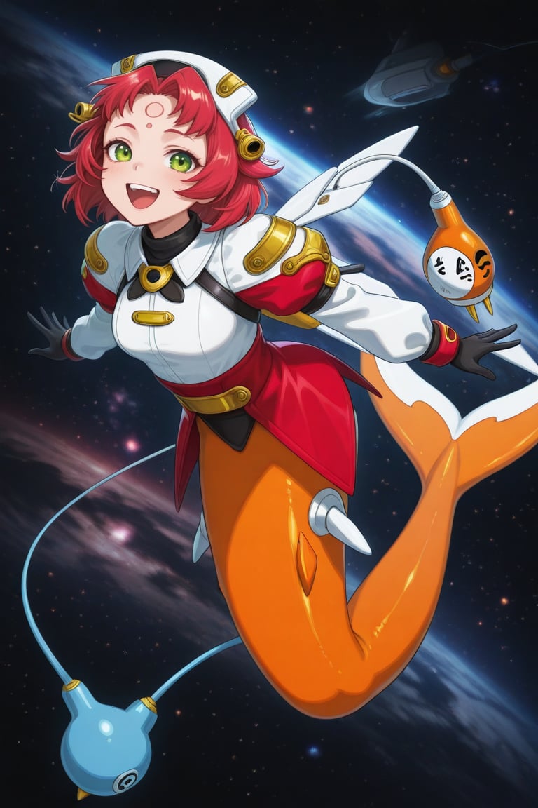 chao_lihua,  red hair,  open mouth by だれとく紳士 on Tensor.Art