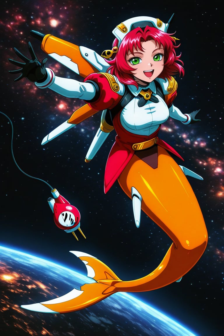 chao_lihua,  red hair,  open mouth by だれとく紳士 on Tensor.Art