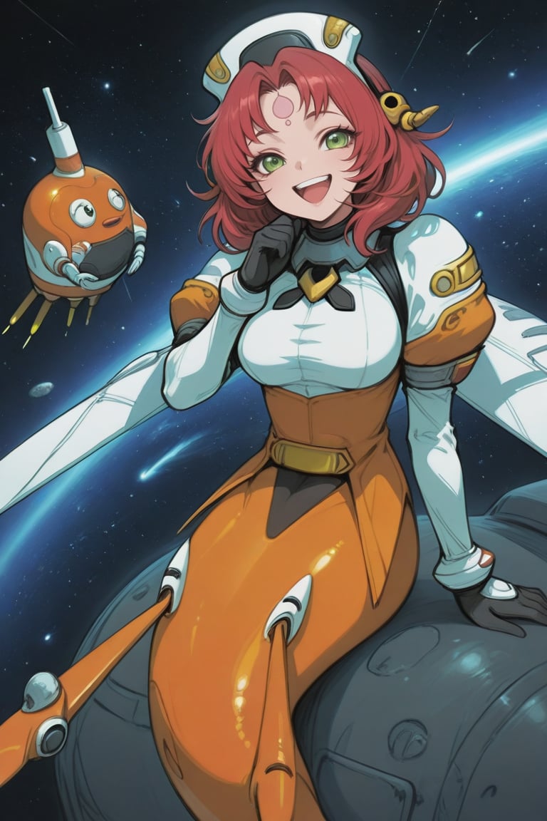 chao_lihua,  red hair,  open mouth by だれとく紳士 on Tensor.Art