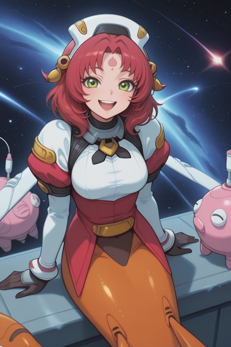 chao_lihua,  red hair,  open mouth by だれとく紳士 on Tensor.Art