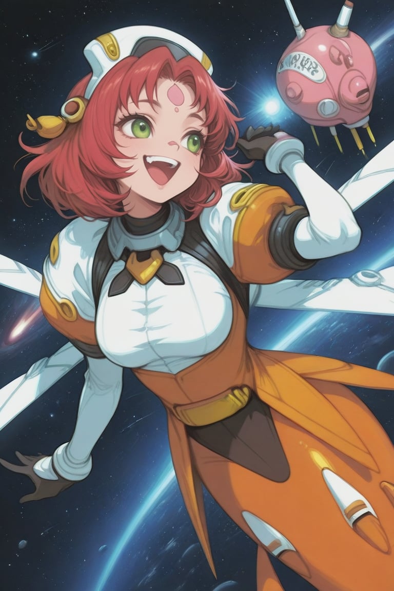chao_lihua,  red hair,  open mouth by だれとく紳士 on Tensor.Art