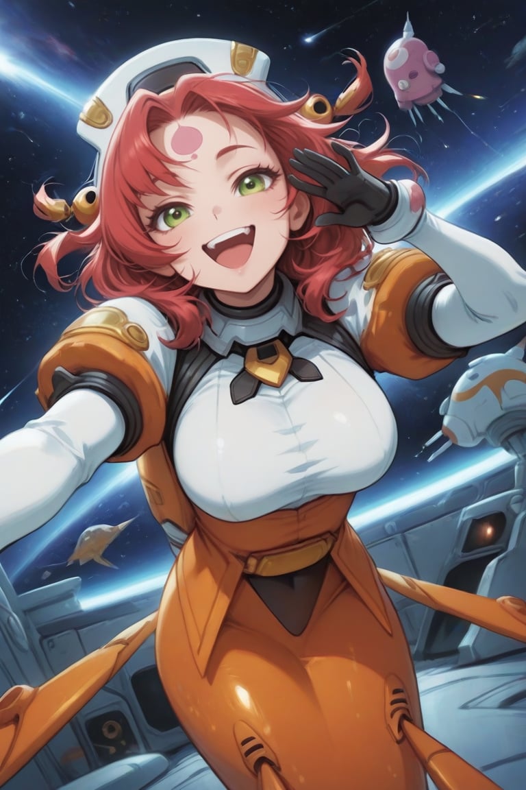 chao_lihua,  red hair,  open mouth by だれとく紳士 on Tensor.Art