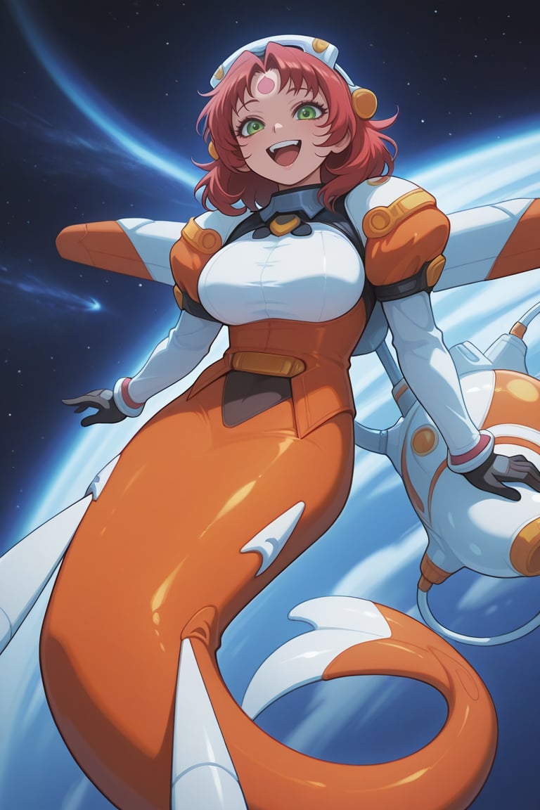 chao_lihua,  red hair,  open mouth by だれとく紳士 on Tensor.Art