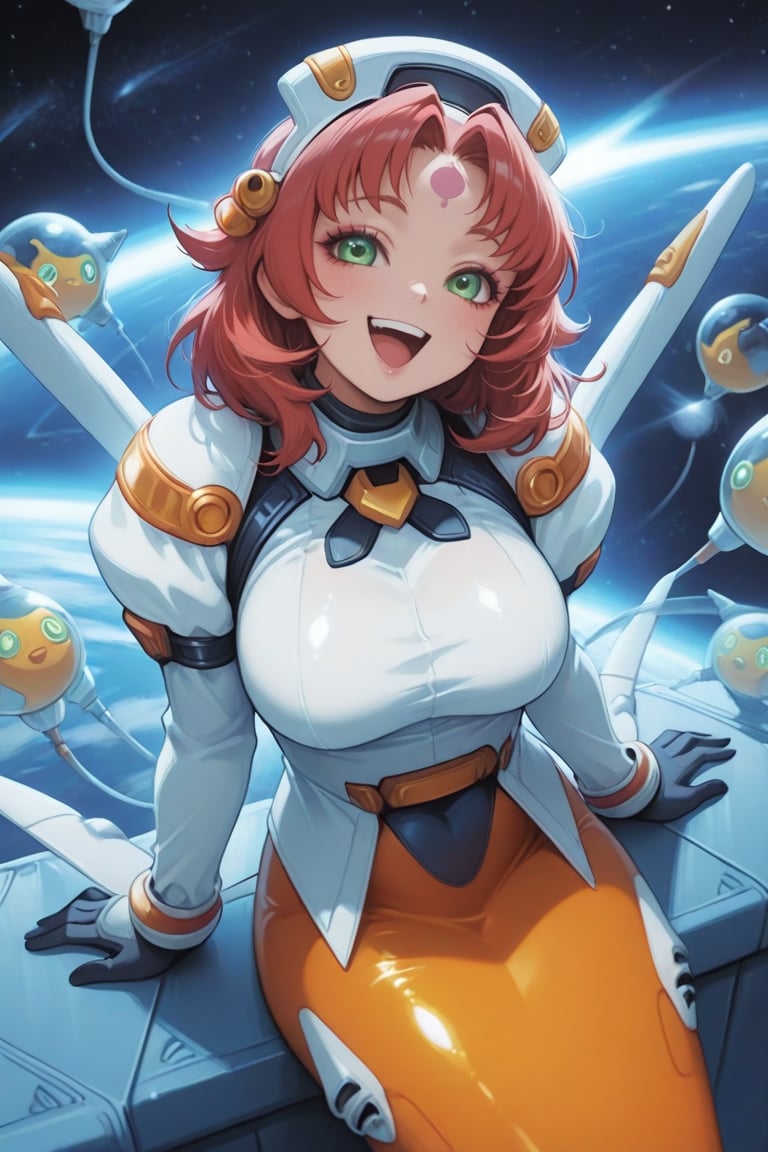 chao_lihua,  red hair,  open mouth by だれとく紳士 on Tensor.Art