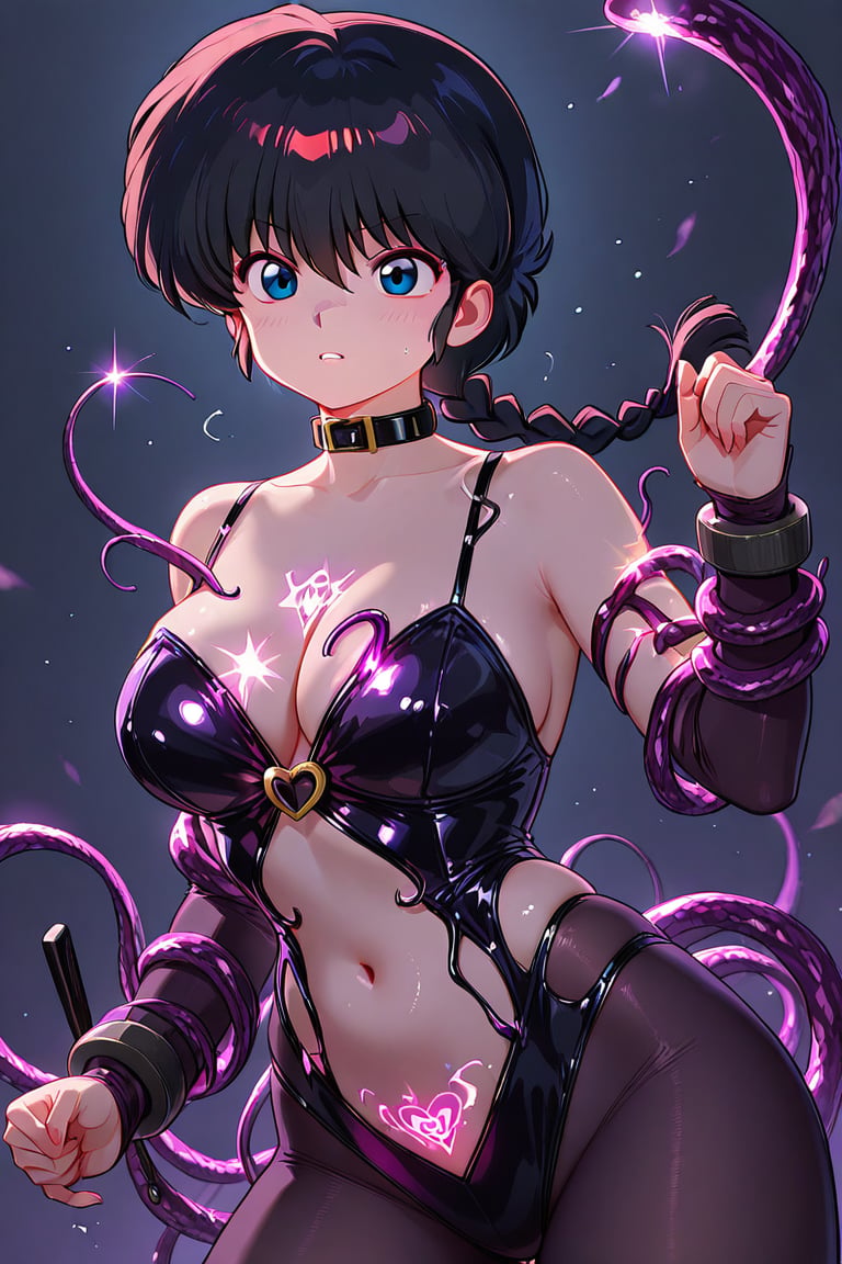 A glowing mark on the belly Ranma-chan by らび@kiyoka_succubus on Tensor.Art