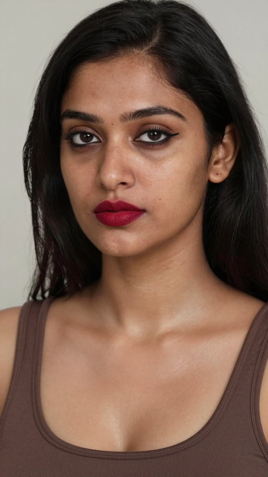 A medium shot images of a South Asian woman,  detailed face,  Long hair by AI factory on Tensor.Art