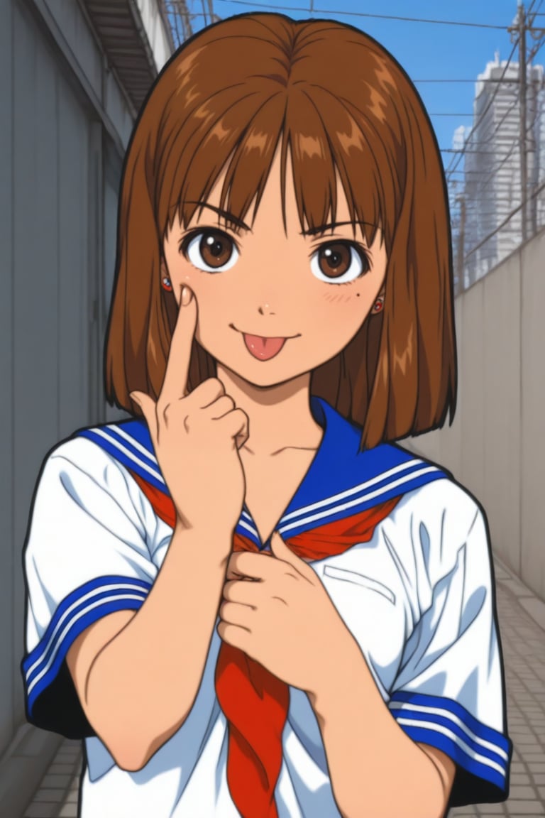 jankengirl,  brown hair,  brown eyes by daretoku-2 on Tensor.Art