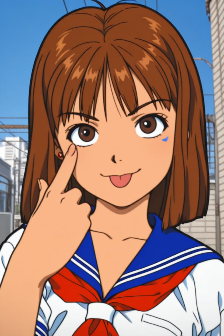 jankengirl,  brown hair,  brown eyes by daretoku-2 on Tensor.Art