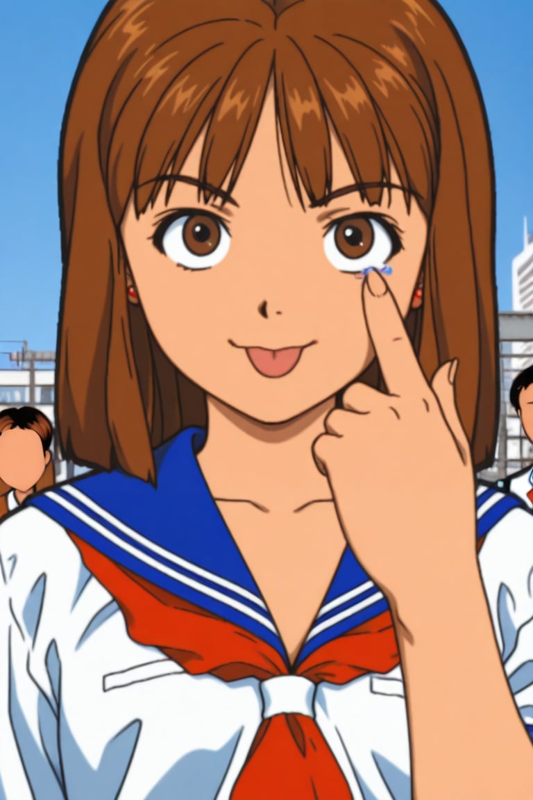 jankengirl,  brown hair,  brown eyes by daretoku-2 on Tensor.Art