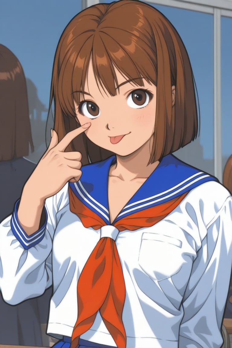 jankengirl,  brown hair,  brown eyes by daretoku-2 on Tensor.Art