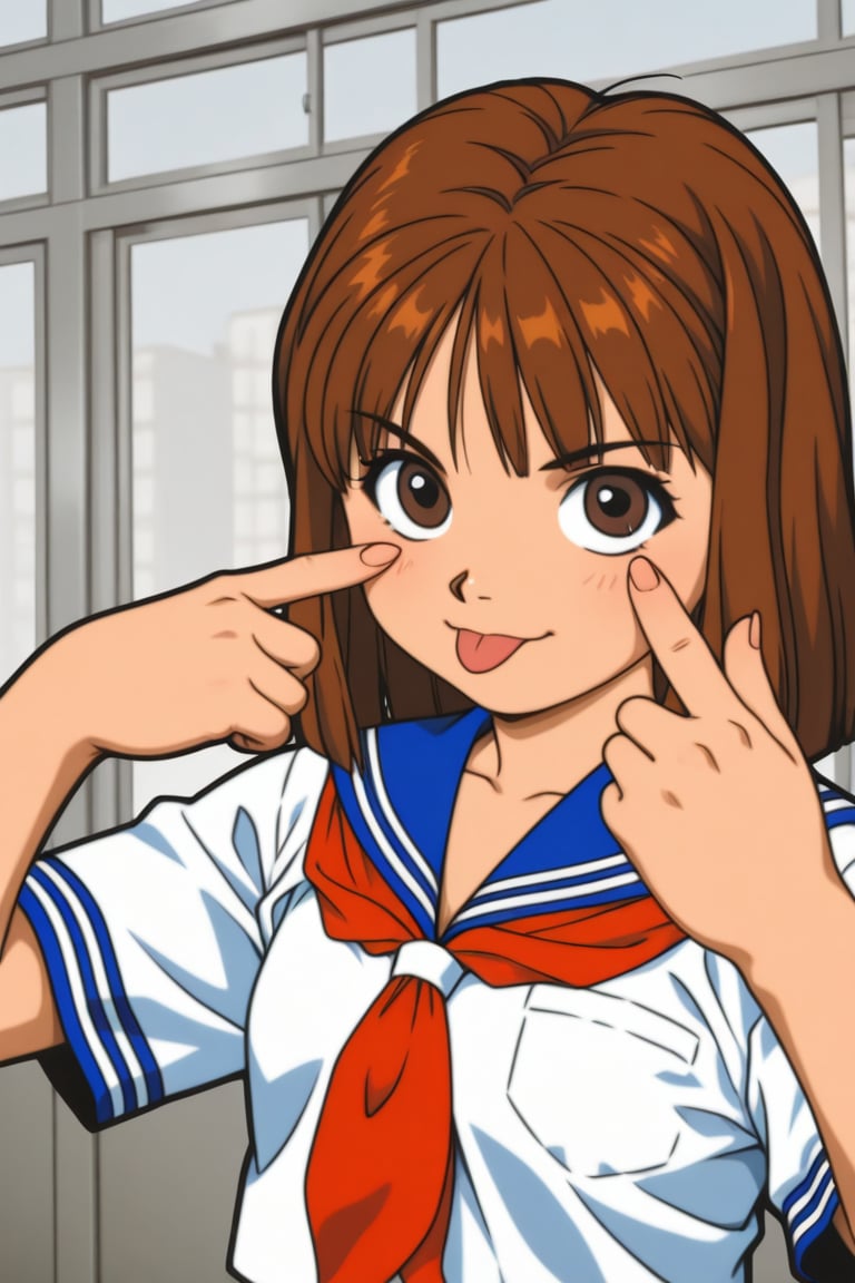 jankengirl,  brown hair,  brown eyes by daretoku-2 on Tensor.Art