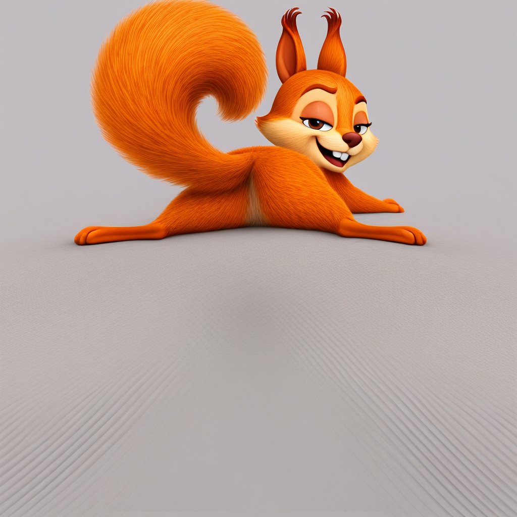 hazel squirrel,  feral,  solo by Xposing_Organisms on Tensor.Art