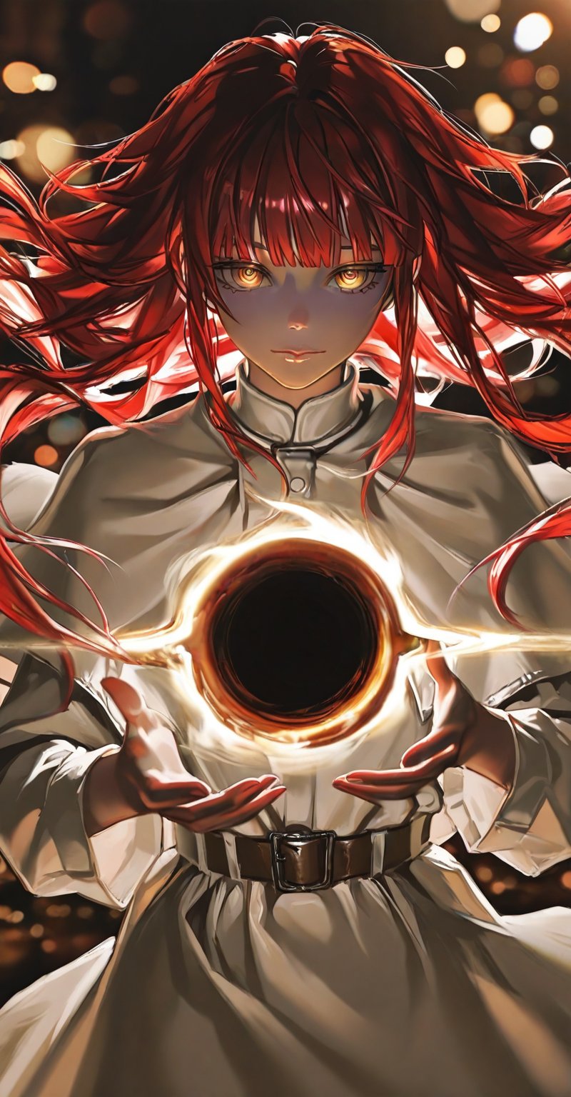1girl,  solo,  long red hair by Makima  on Tensor.Art