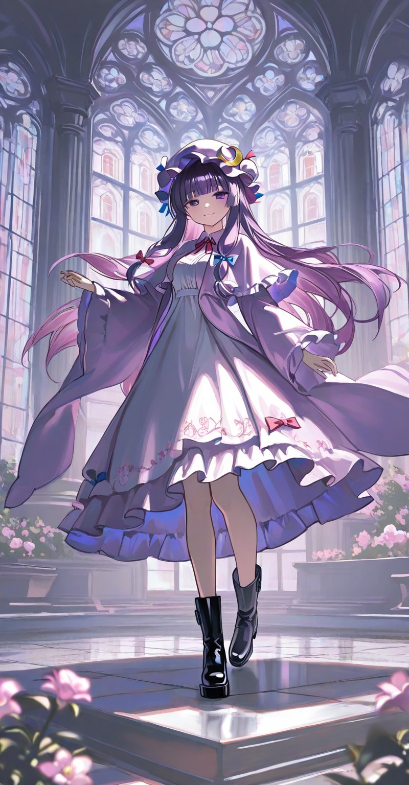 1girl,  solo,  long purple hair by Makima  on Tensor.Art