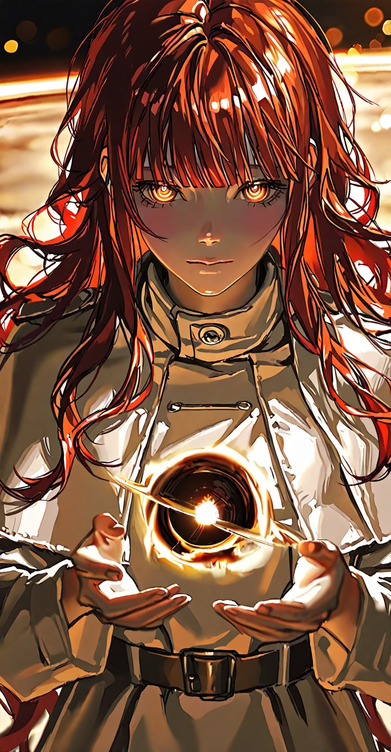 1girl,  solo,  long red hair by Makima  on Tensor.Art
