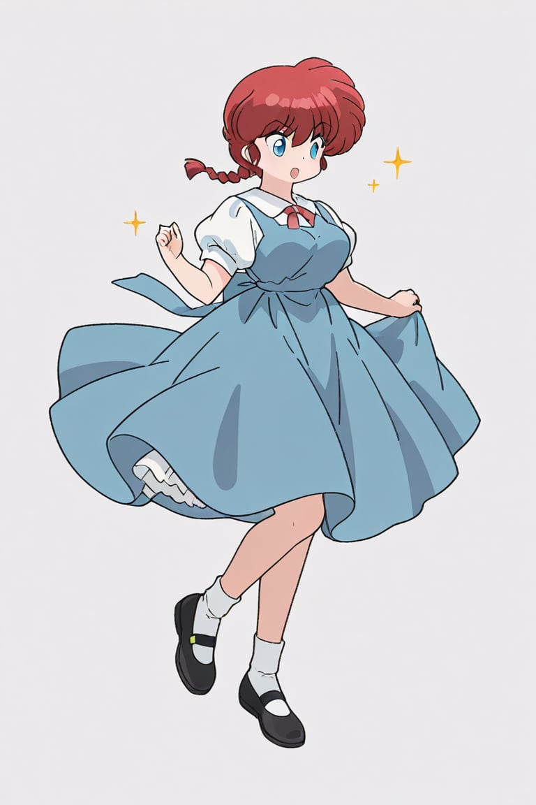 Jumper dress,  beautiful bust,  Mary Jane shoes by らび@kiyoka_succubus on Tensor.Art