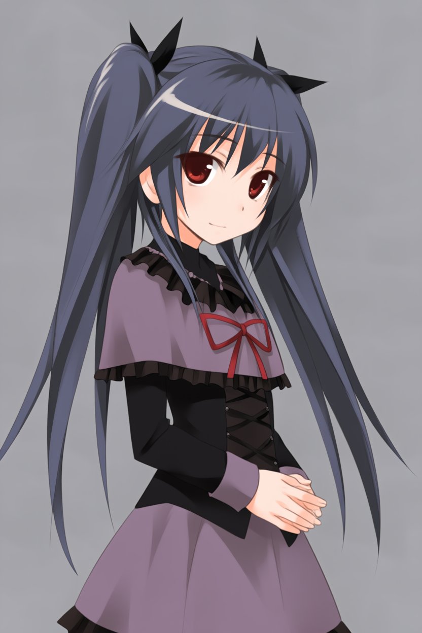 simple background,  1girl,  aqua \(himawari game\) by 幽鬼処刑人２年目 on Tensor.Art