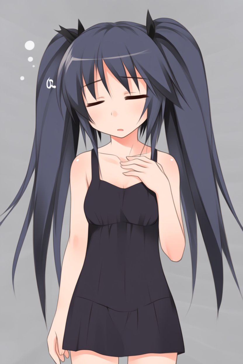 simple background,  1girl,  aqua \(himawari game\) by 幽鬼処刑人２年目 on Tensor.Art