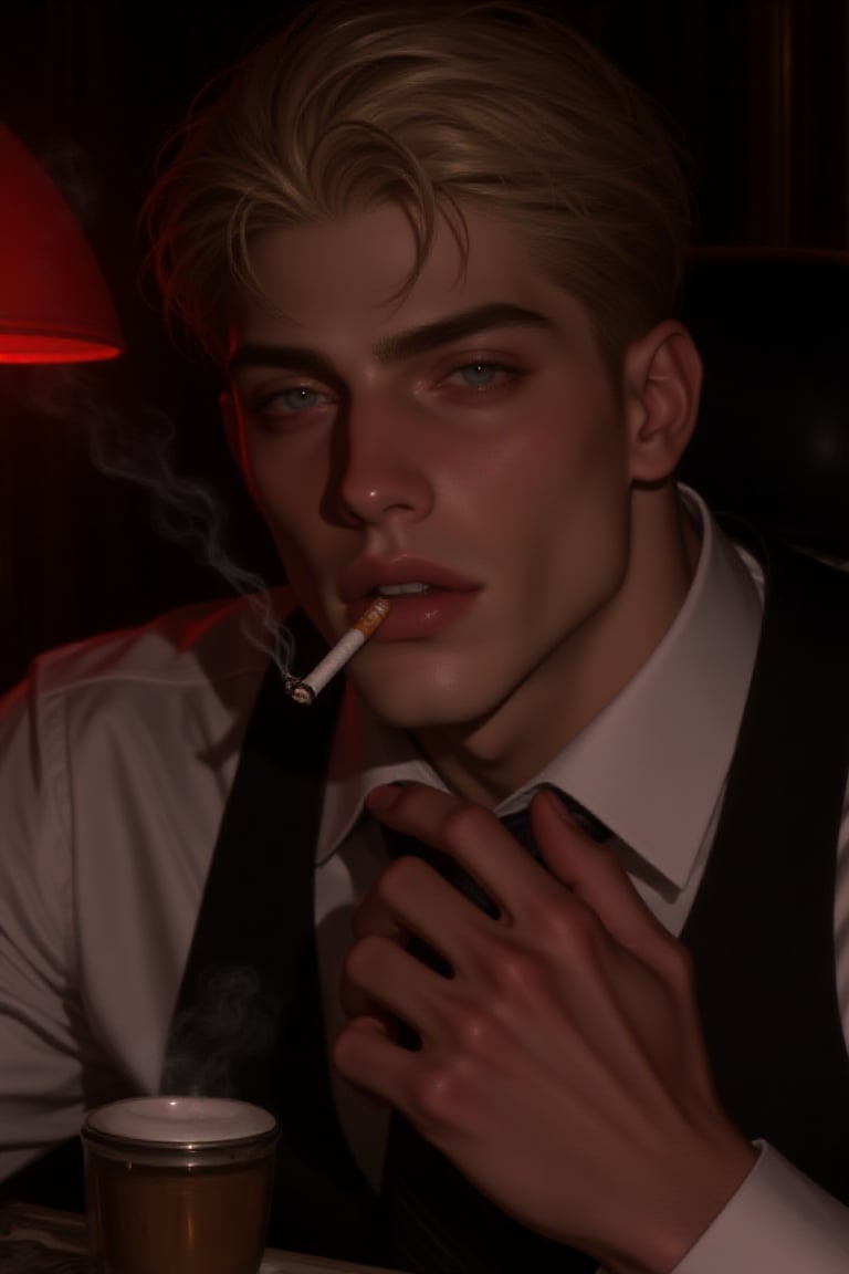 Semi realistic,  1male,  handsome by della🎀 on Tensor.Art