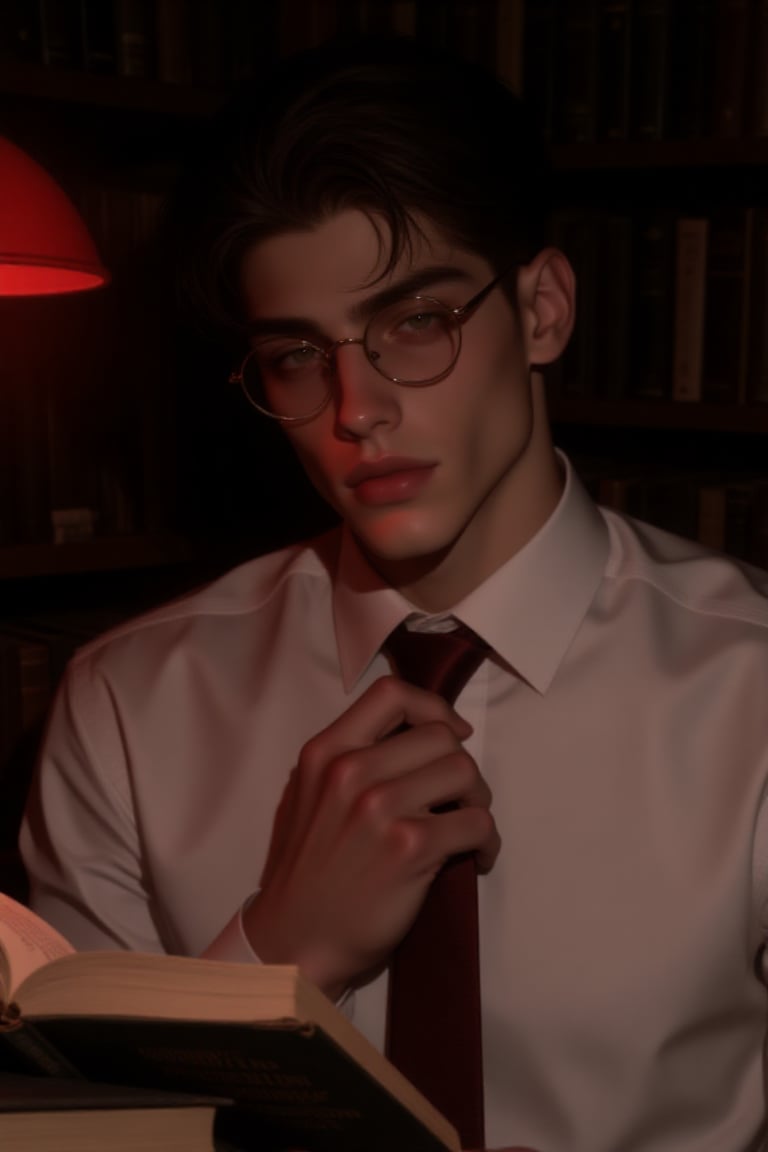 semi realistic,  semi-closeup portrait,  1male by della🎀 on Tensor.Art