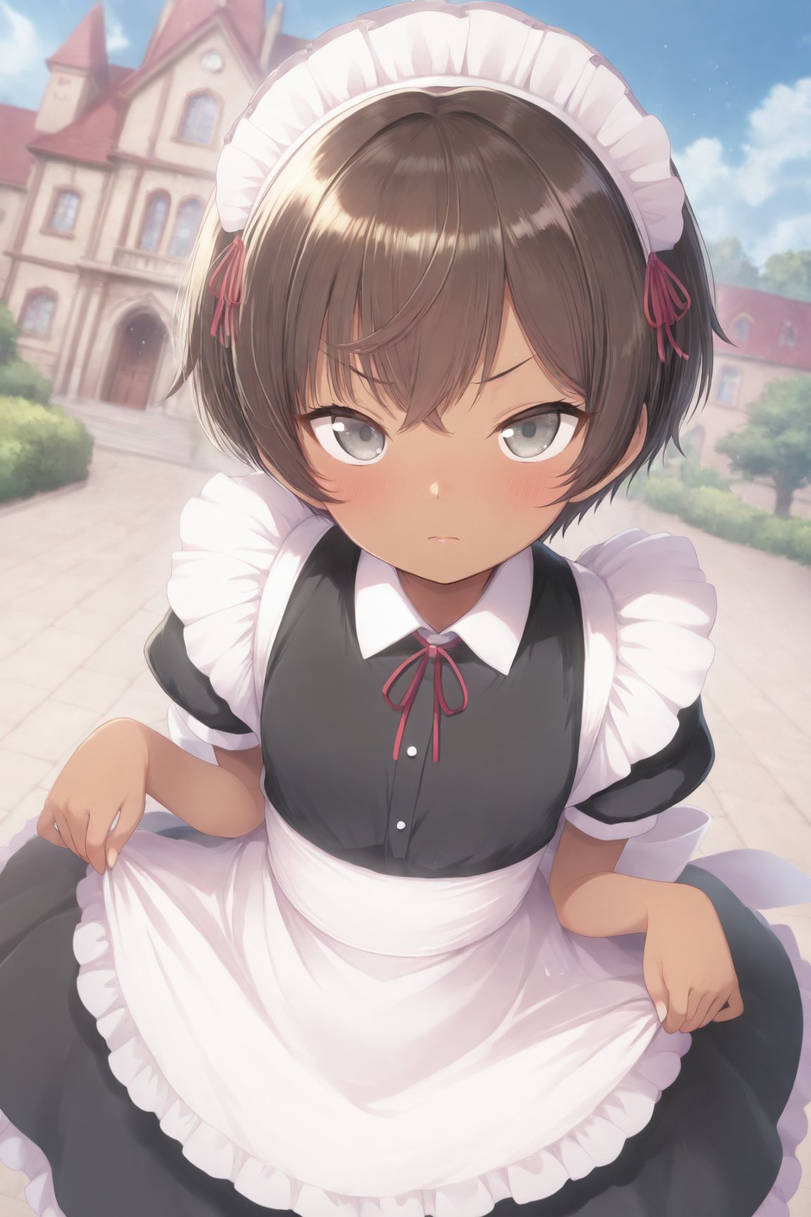 solo,  1girl,  dark-skinned female by Mastema on Tensor.Art