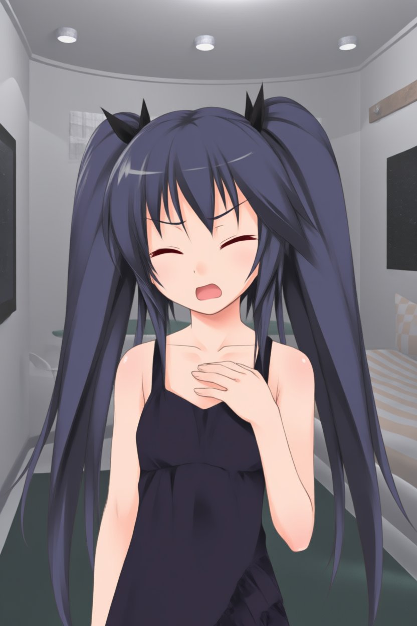 1girl,  aqua \(himawari game\),  red_eyes by 幽鬼処刑人２年目 on Tensor.Art