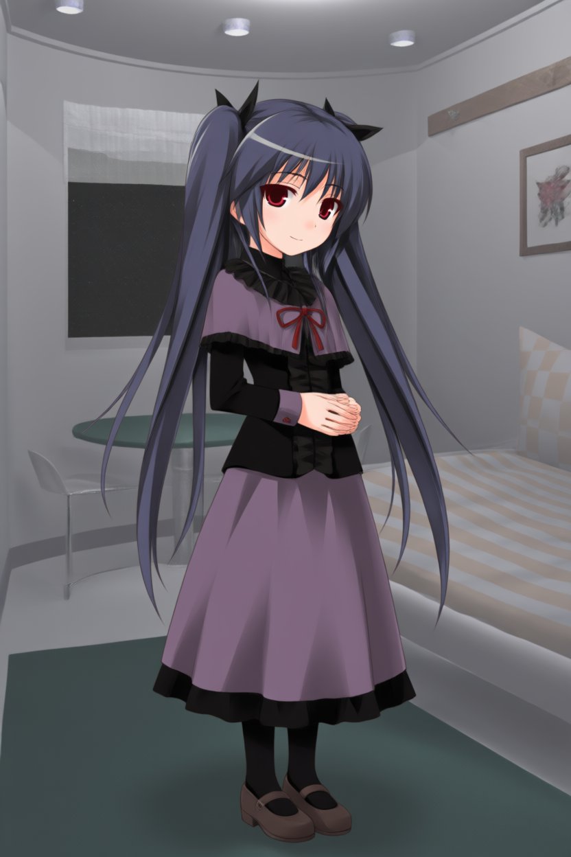 1girl,  aqua \(himawari game\),  red_eyes by 幽鬼処刑人２年目 on Tensor.Art