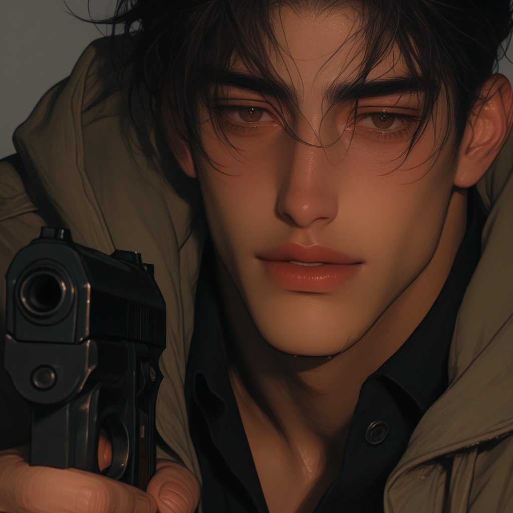 1boy,  solo,  handsome young man by MICHA on Tensor.Art