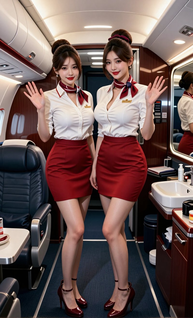 "Image of a Korean woman Actual Photo: 2.0,  "A beautiful Korean woman boasting an hourglass figure,  round and voluptuous...