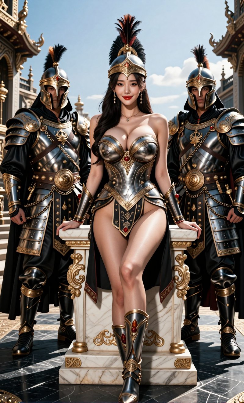"Image of a Korean woman Actual Photo: 2.0,  "A beautiful Korean woman boasting an hourglass figure,  round and voluptuous...