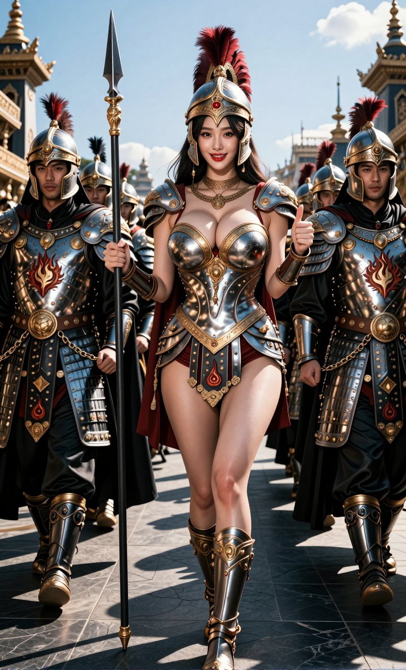 "Image of a Korean woman Actual Photo: 2.0,  "A beautiful Korean woman boasting an hourglass figure,  round and voluptuous...