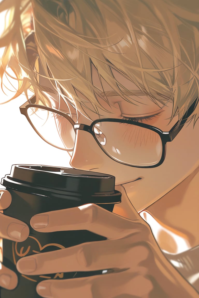 1boy,  handsome young man,  blond hair by JU on Tensor.Art