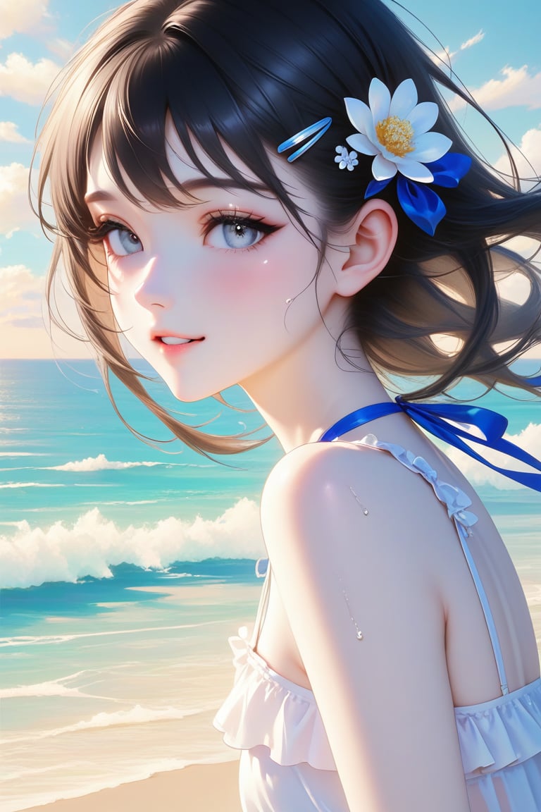 1girl,  solo,  dress by DQ on Tensor.Art