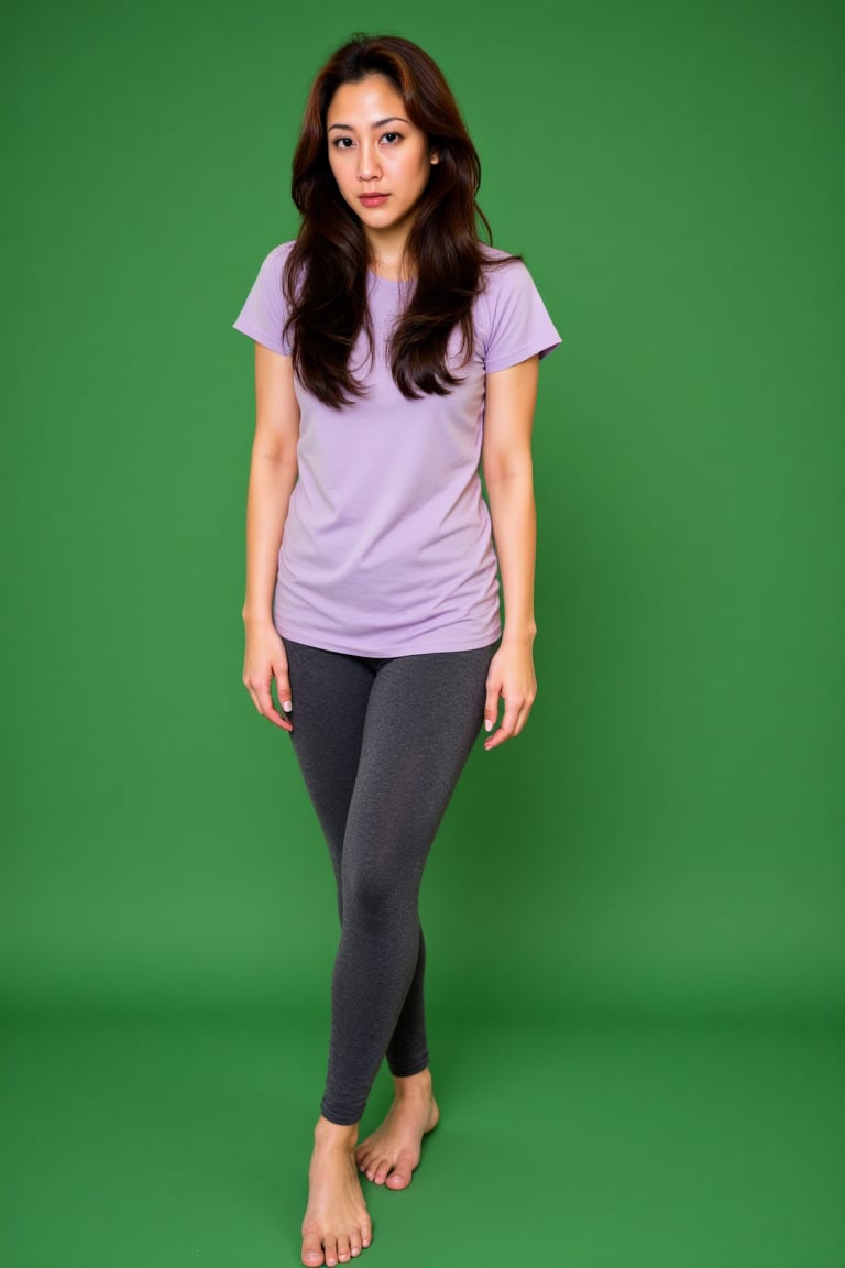 Bunsar,  Photograph of a young Asian woman with straight,  dark brown hair by Zero-Moralezz on Tensor.Art