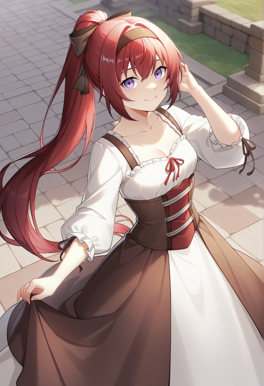 yliliamt,  red hair,  very long hair by cs12345 on Tensor.Art
